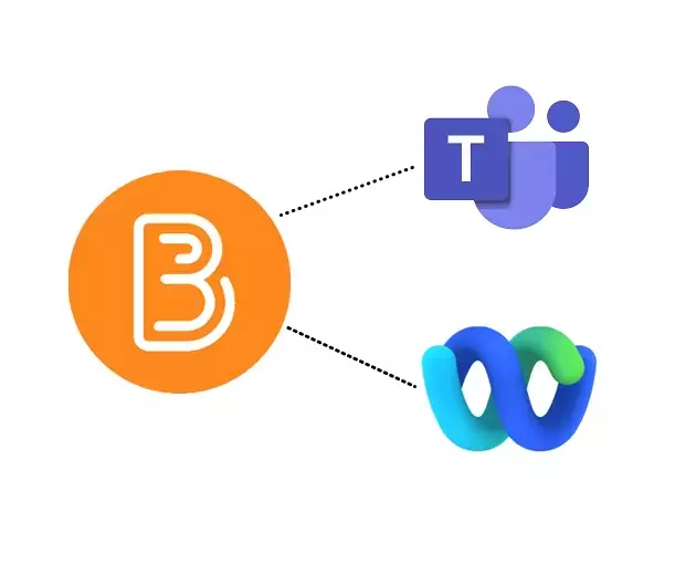 Brightspace linked with Teams and Webex: 2023